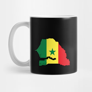 Senegal Map Flag Est. Mug